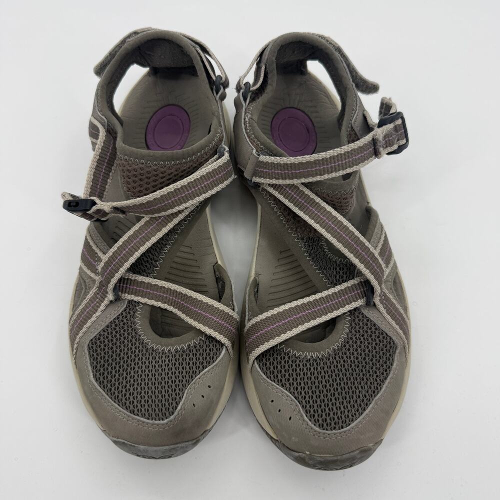 KEEN Closed Toe Adjustable Water Hiking Shoe Size 8 Grey Outdoors Summer Womens